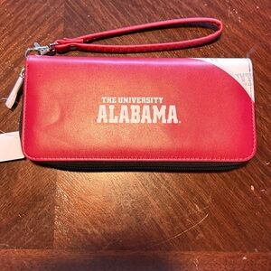 University of Alabama Red Wristlet Wallet